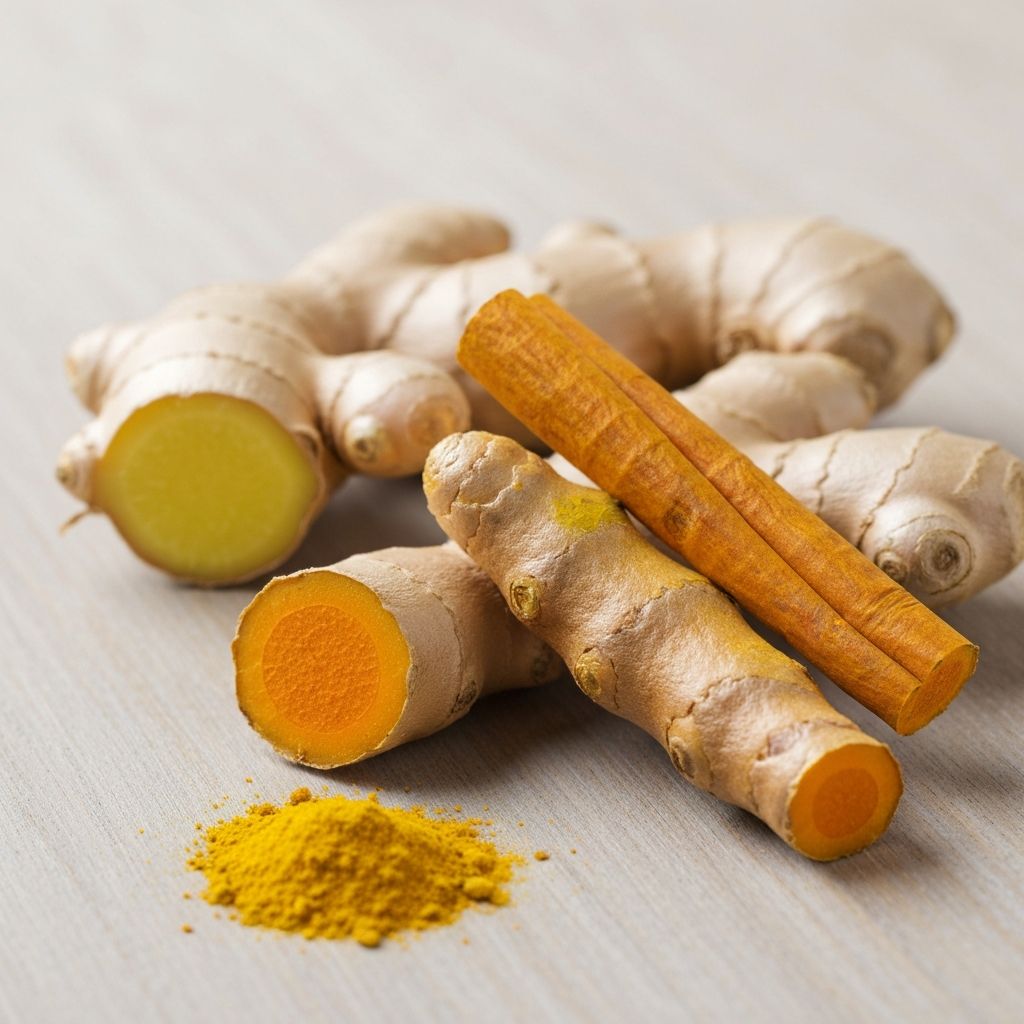 Ginger and turmeric